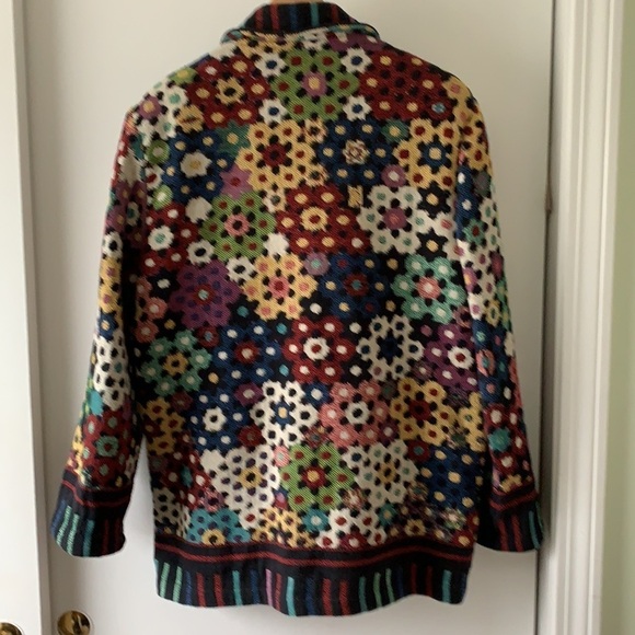 It’s Outta The Bag Unge Potch Ket Vintage Floral Blazer S - Picture 8 of 10